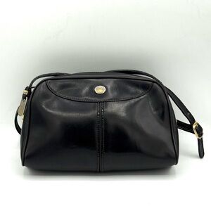 Vintage Gucci Black Leather Bag ✔️Authentic 70’s - 80’s **See Callouts ⬇️